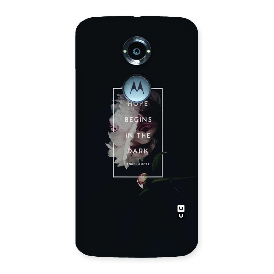 Dark Hope Back Case for Moto X 2nd Gen