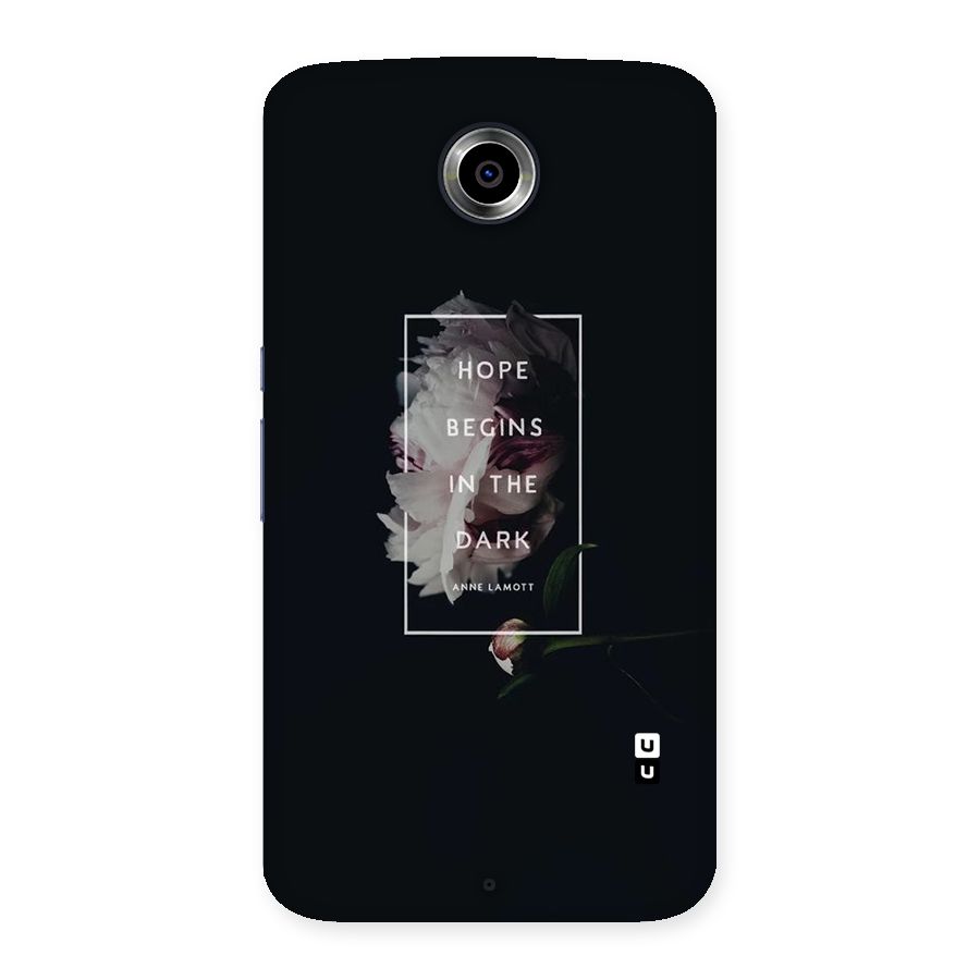 Dark Hope Back Case for Nexsus 6