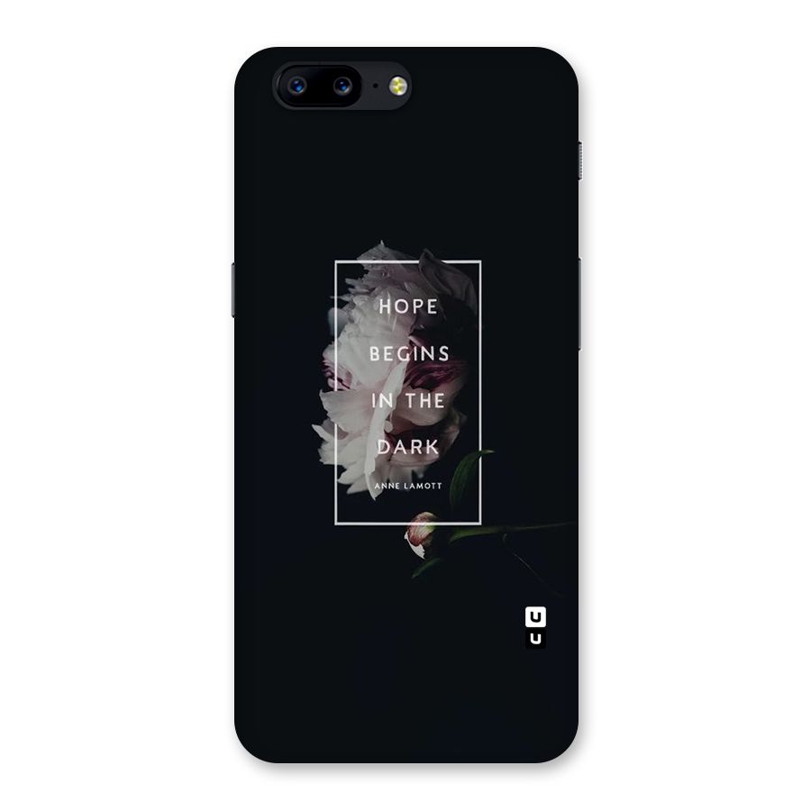 Dark Hope Back Case for OnePlus 5