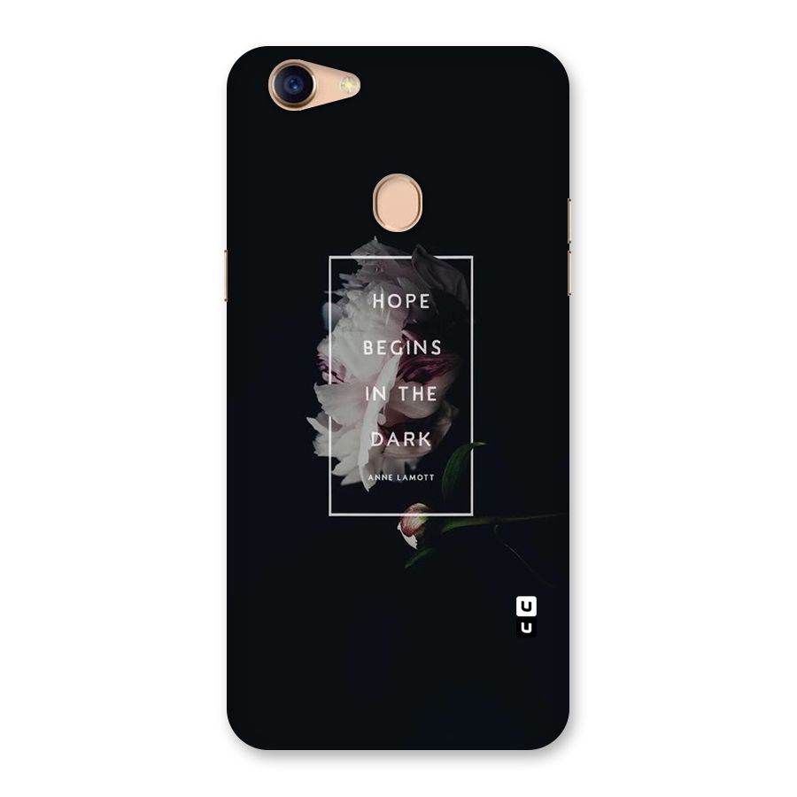 Dark Hope Back Case for Oppo F5