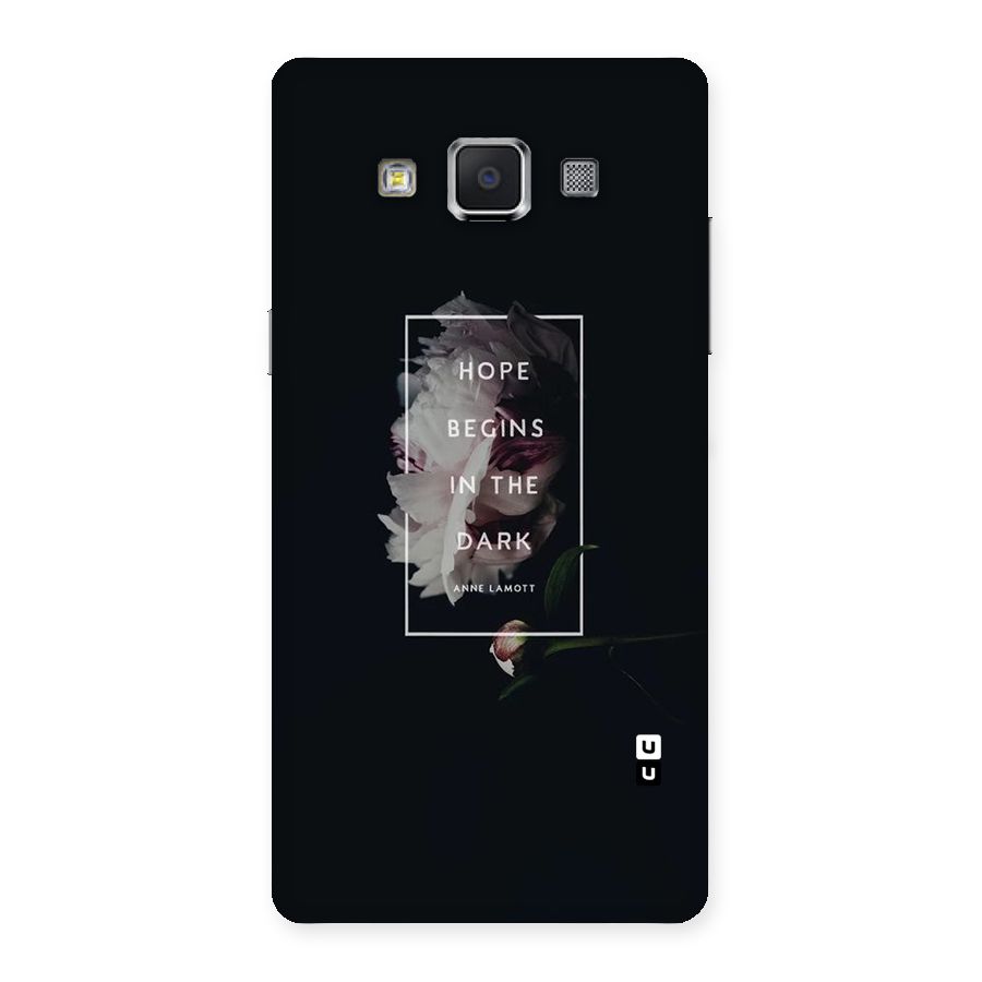 Dark Hope Back Case for Samsung Galaxy A5