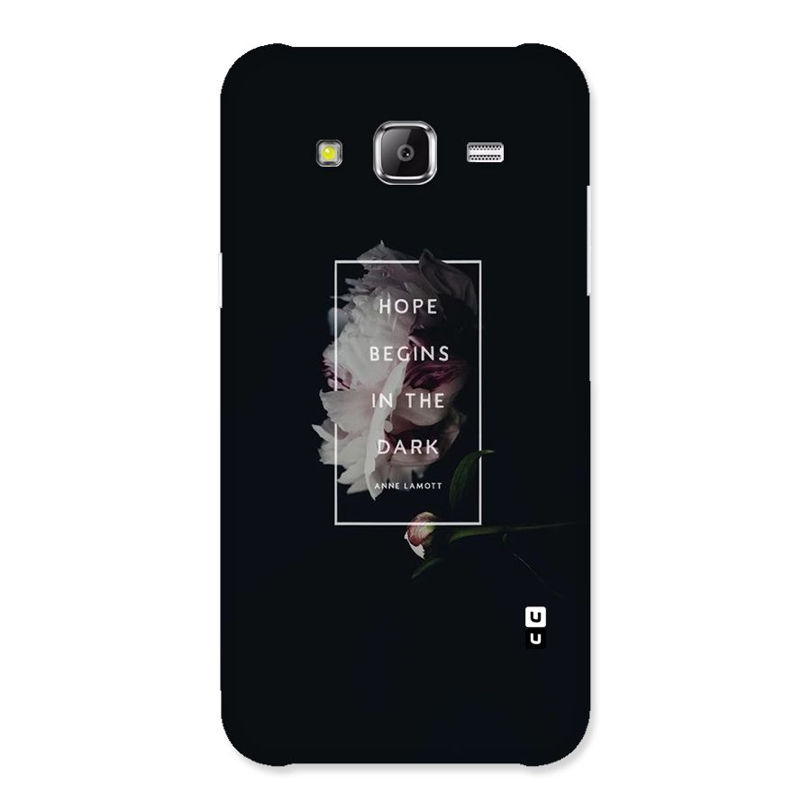 Dark Hope Back Case for Samsung Galaxy J2 Prime