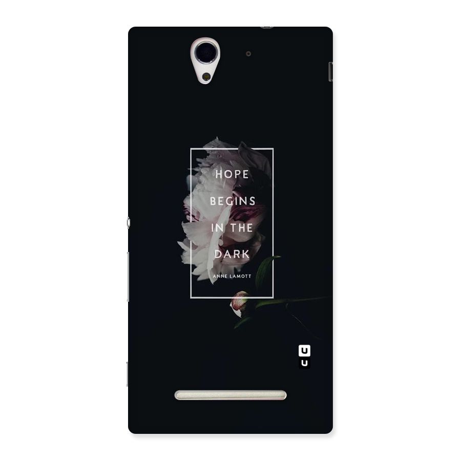 Dark Hope Back Case for Sony Xperia C3