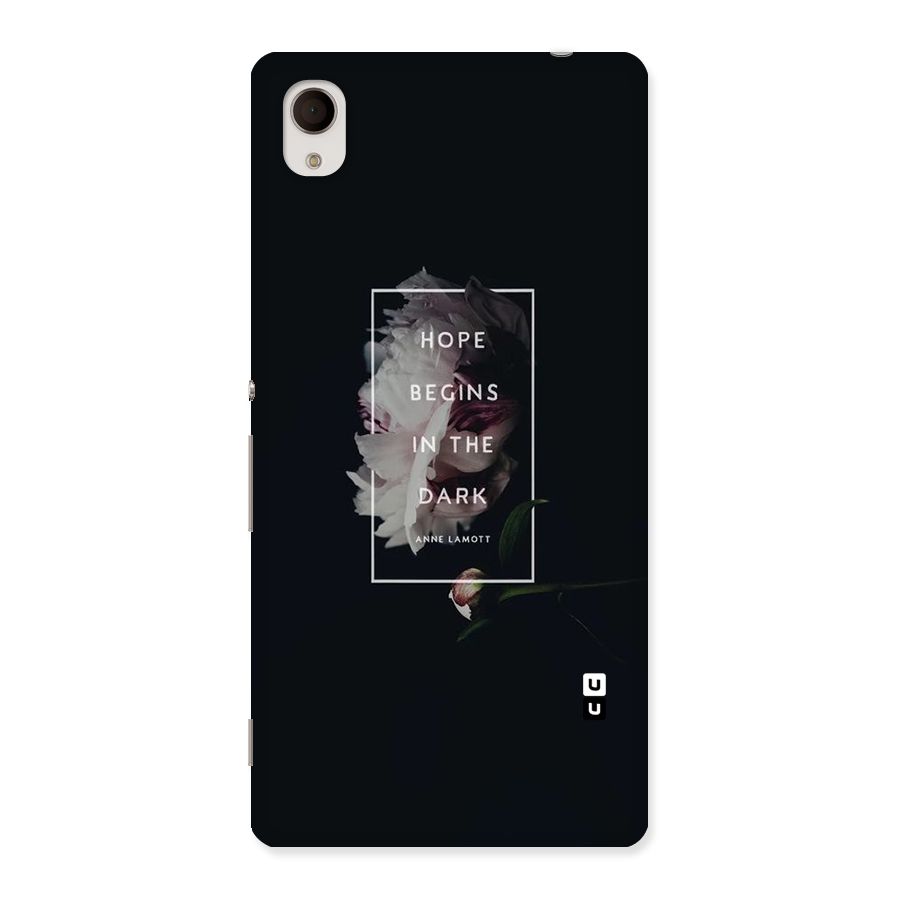 Dark Hope Back Case for Sony Xperia M4