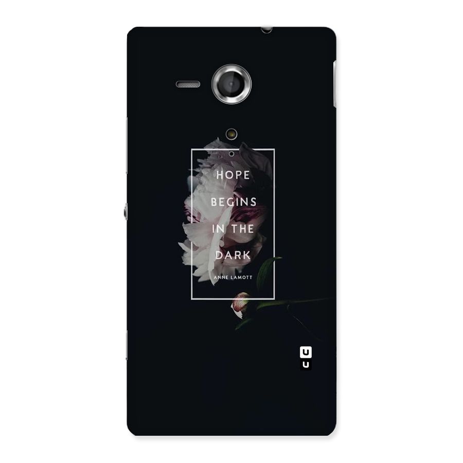 Dark Hope Back Case for Sony Xperia SP