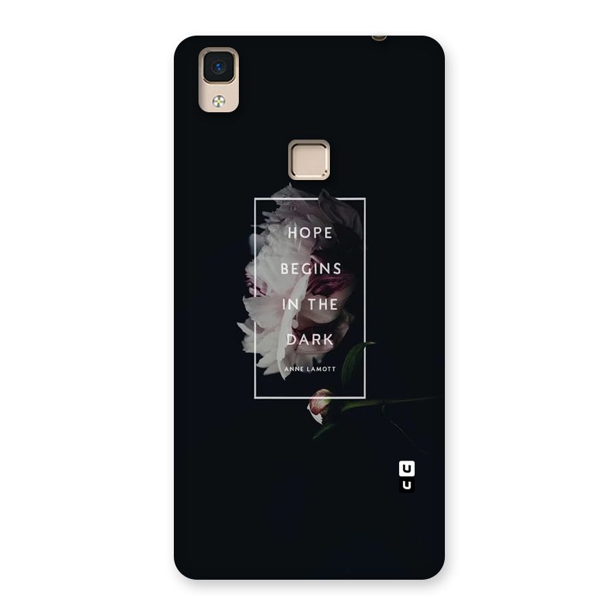 Dark Hope Back Case for V3 Max