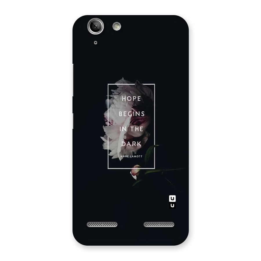 Dark Hope Back Case for Vibe K5 Plus