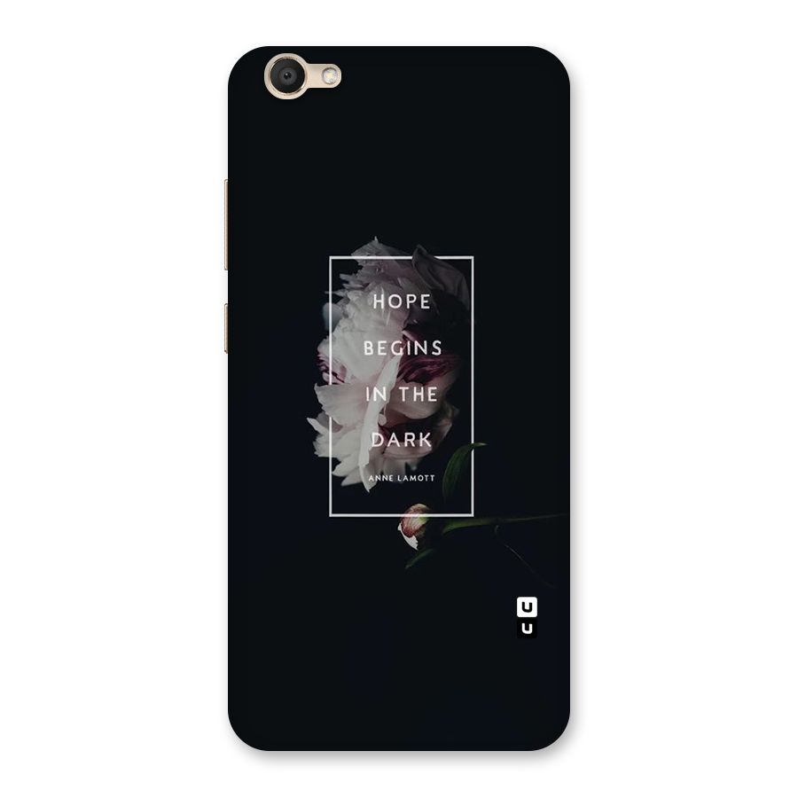 Dark Hope Back Case for Vivo V5