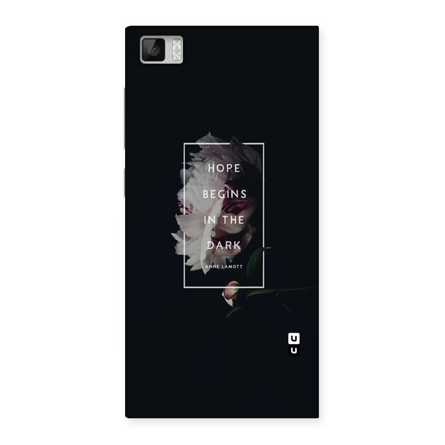 Dark Hope Back Case for Xiaomi Mi3