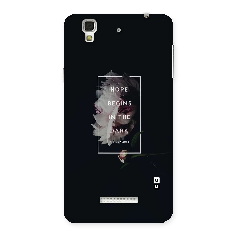 Dark Hope Back Case for Yu Yureka