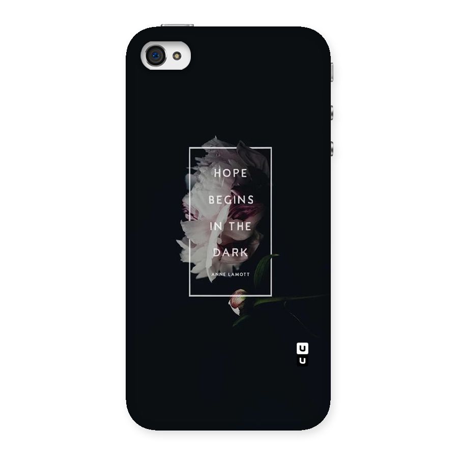 Dark Hope Back Case for iPhone 4 4s