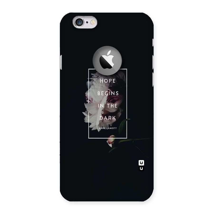 Dark Hope Back Case for iPhone 6 Logo Cut