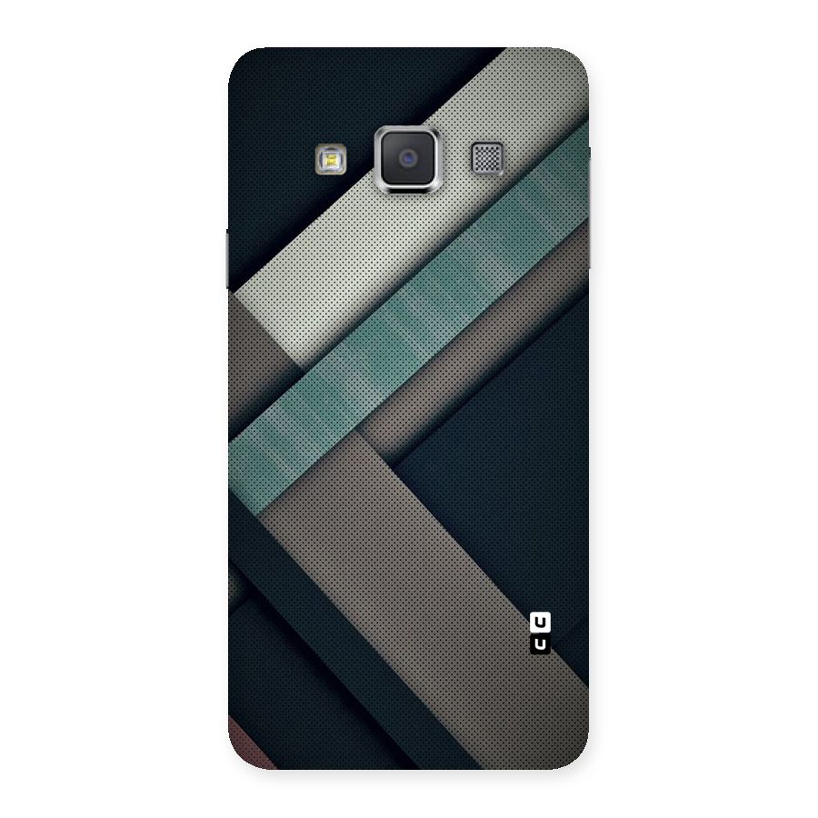 Dark Stripes Back Case for Galaxy A3