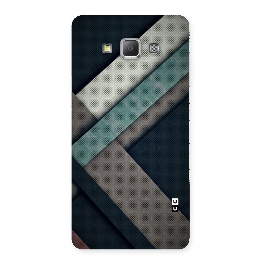 Dark Stripes Back Case for Galaxy A7