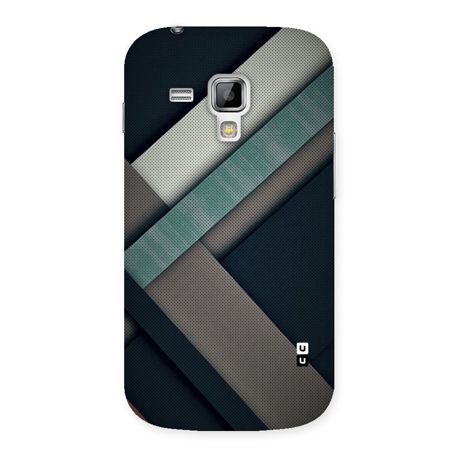 Dark Stripes Back Case for Galaxy S Duos