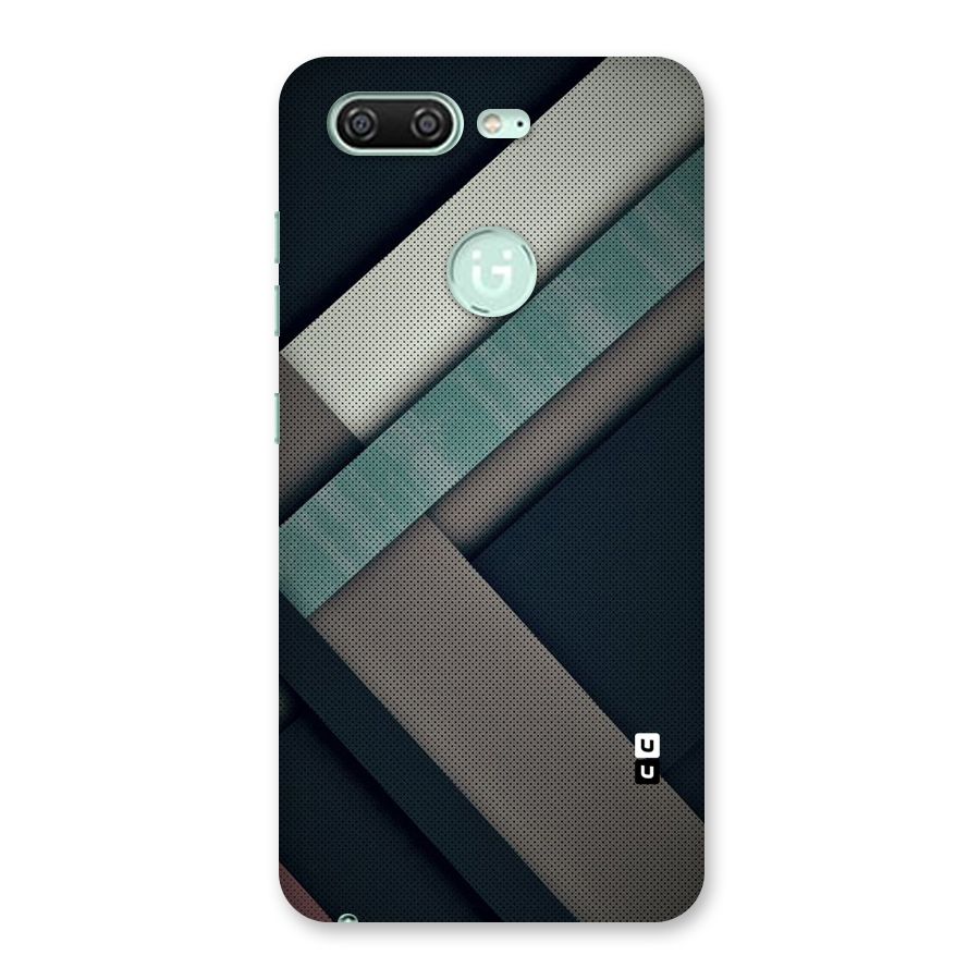 Dark Stripes Back Case for Gionee S10