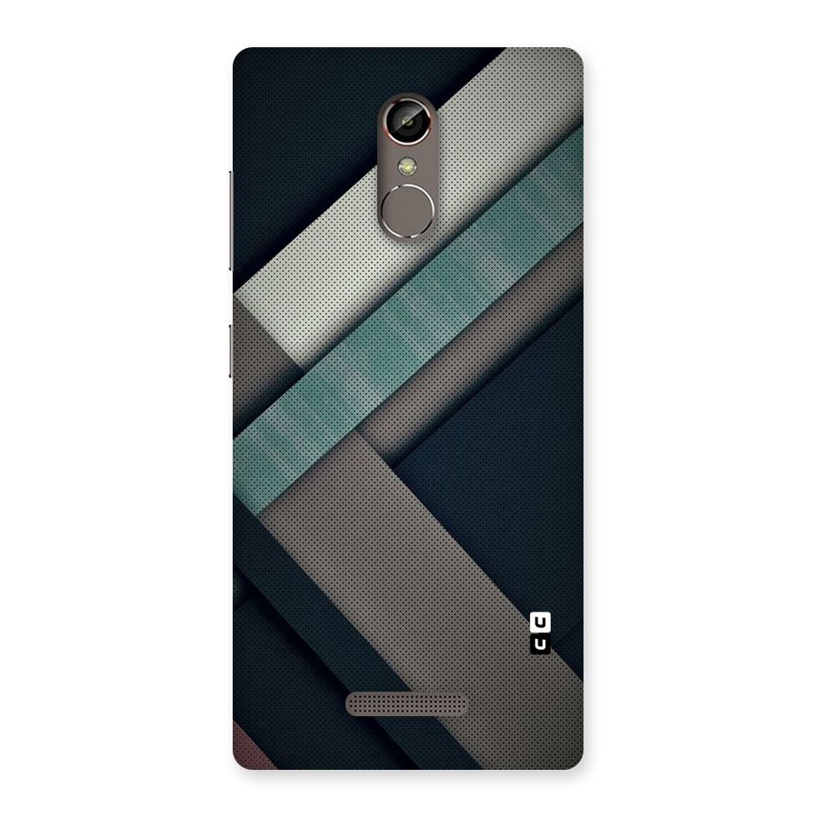 Dark Stripes Back Case for Gionee S6s