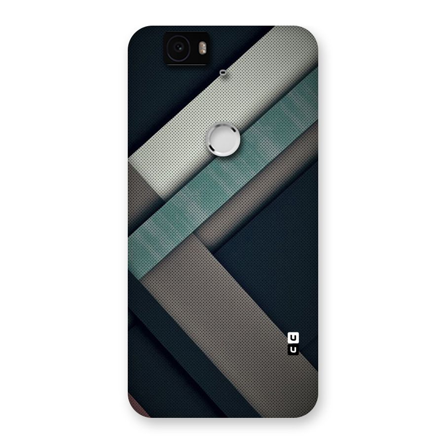 Dark Stripes Back Case for Google Nexus-6P