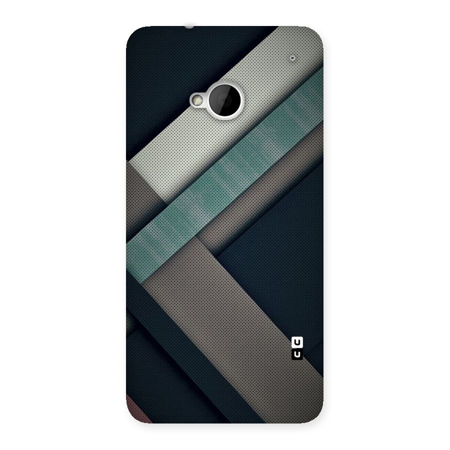 Dark Stripes Back Case for HTC One M7