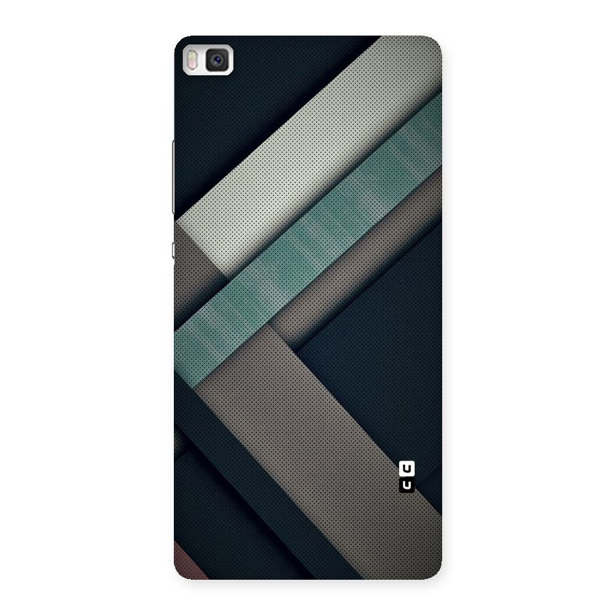Dark Stripes Back Case for Huawei P8