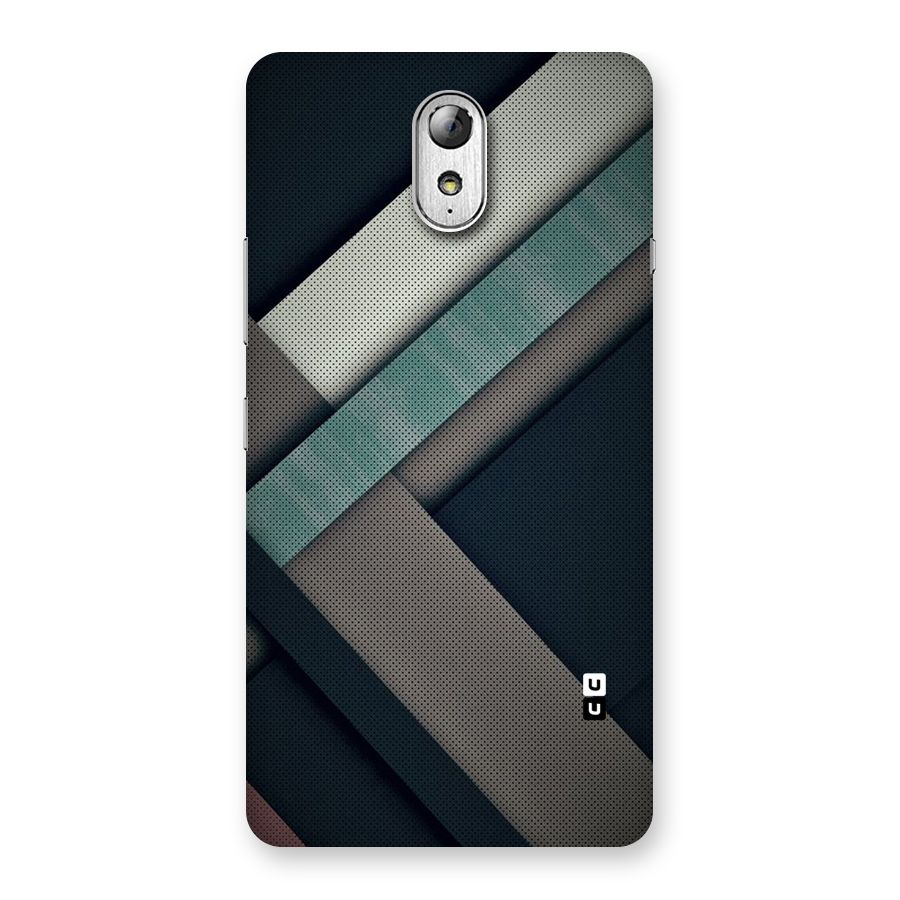 Dark Stripes Back Case for Lenovo Vibe P1M