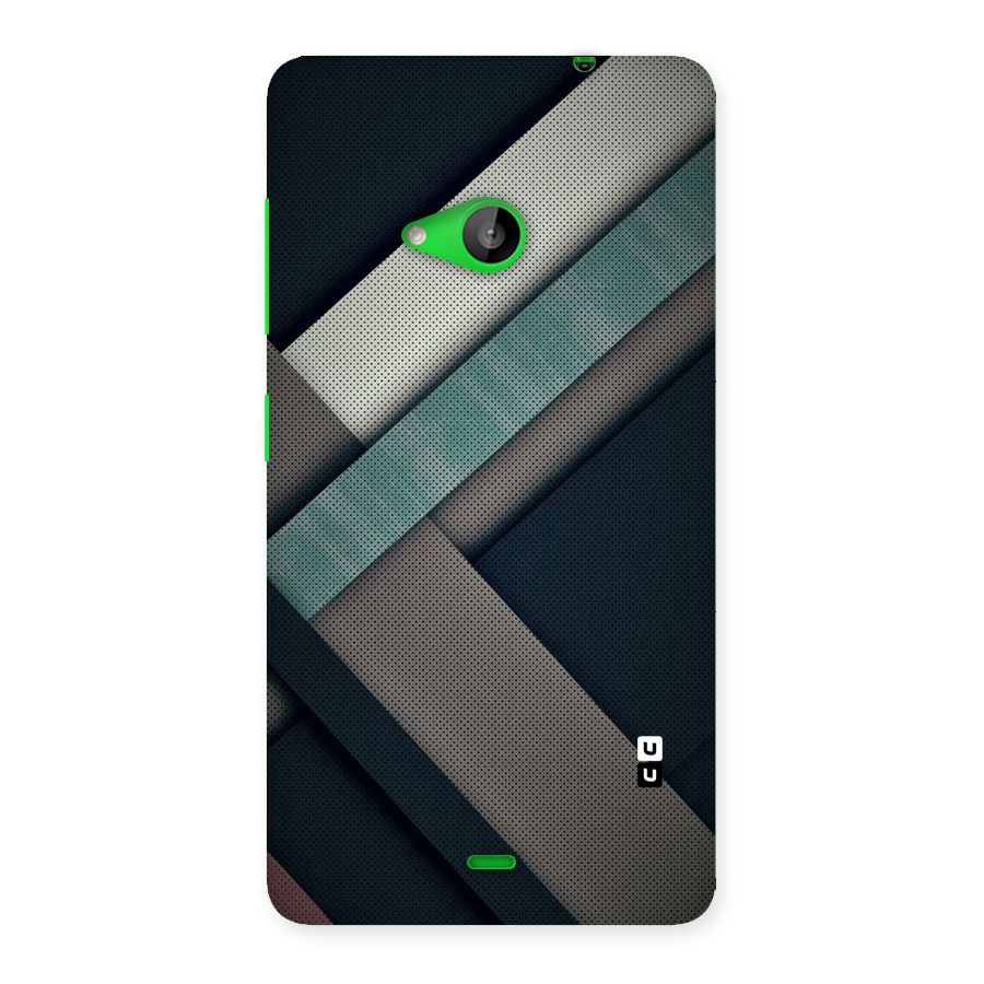 Dark Stripes Back Case for Lumia 535