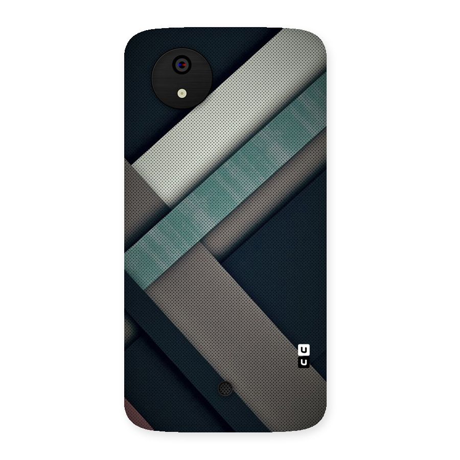 Dark Stripes Back Case for Micromax Canvas A1