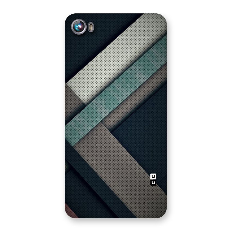 Dark Stripes Back Case for Micromax Canvas Fire 4 A107