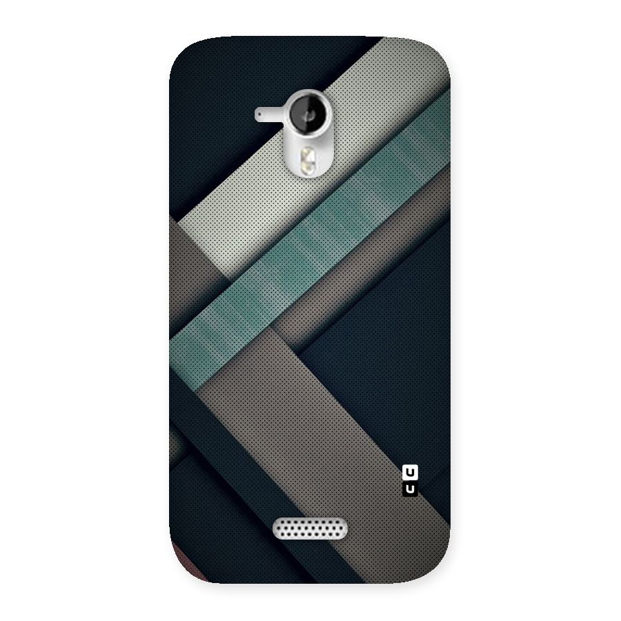 Dark Stripes Back Case for Micromax Canvas HD A116