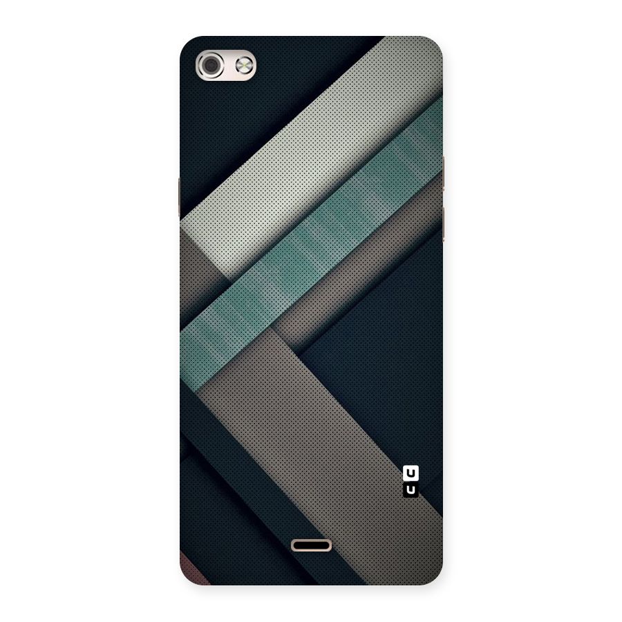 Dark Stripes Back Case for Micromax Canvas Silver 5