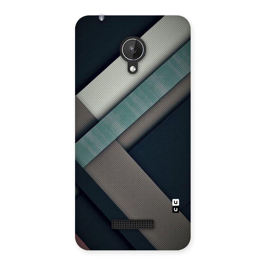 Dark Stripes Back Case for Micromax Canvas Spark Q380