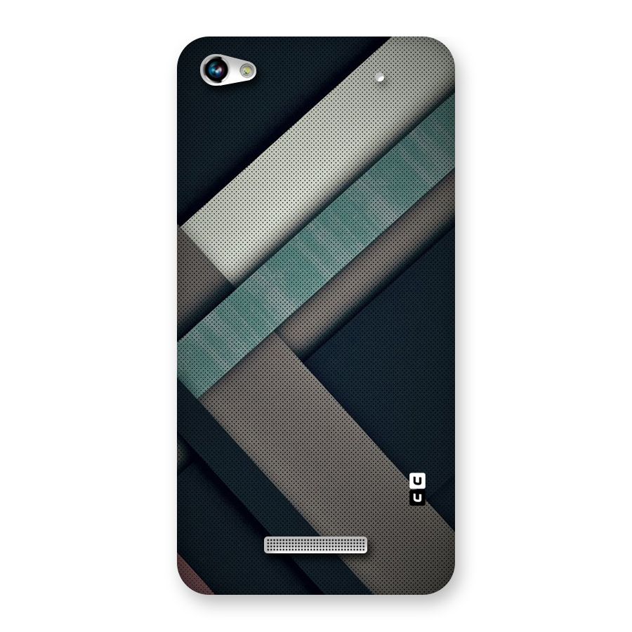 Dark Stripes Back Case for Micromax Hue 2