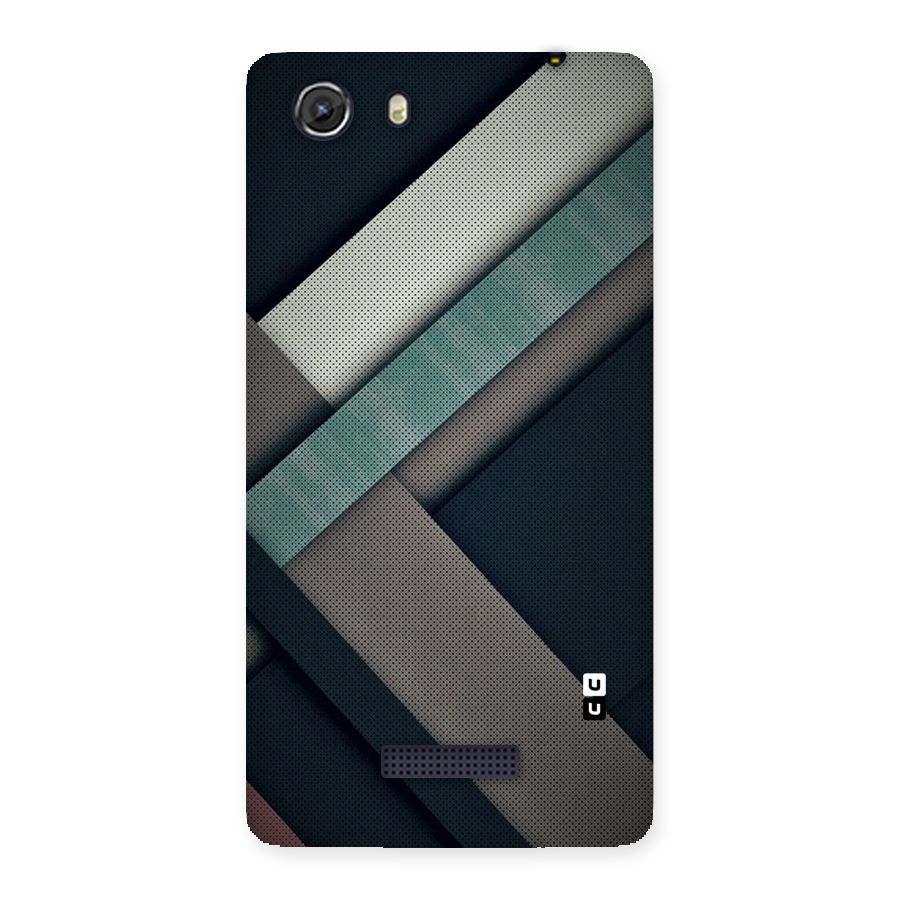Dark Stripes Back Case for Micromax Unite 3