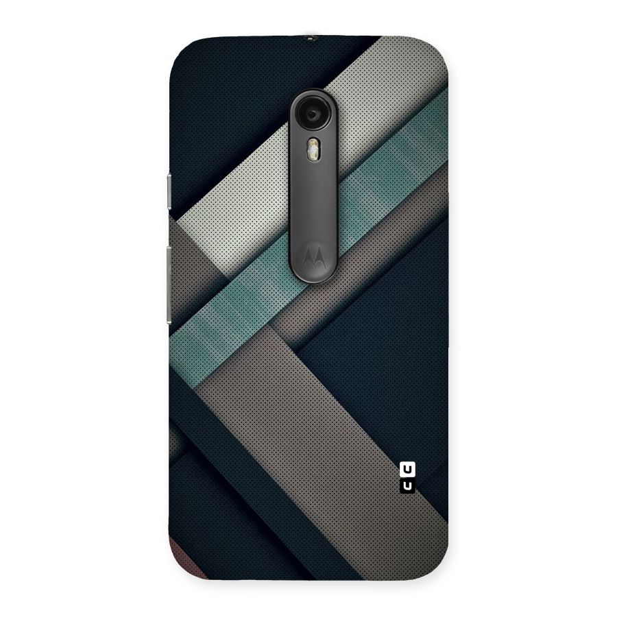 Dark Stripes Back Case for Moto G Turbo