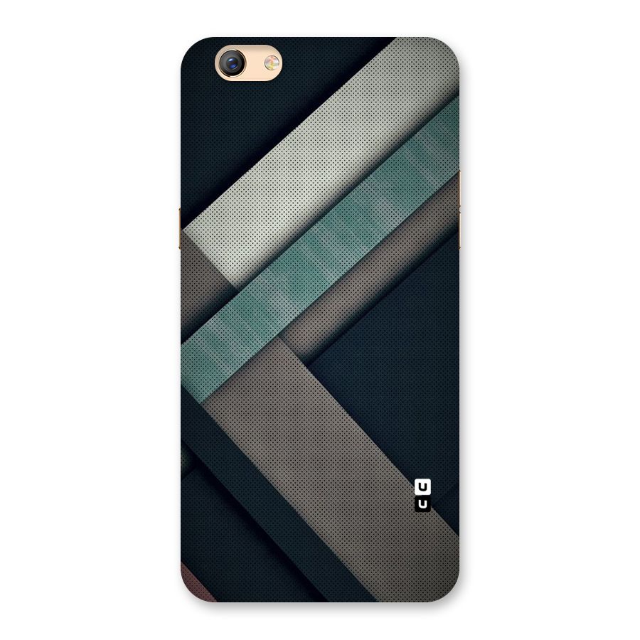Dark Stripes Back Case for Oppo F3 Plus