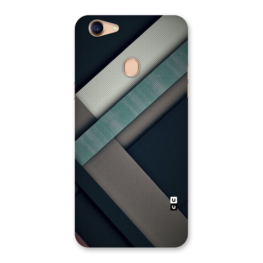 Dark Stripes Back Case for Oppo F5