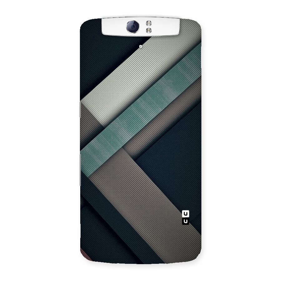 Dark Stripes Back Case for Oppo N1