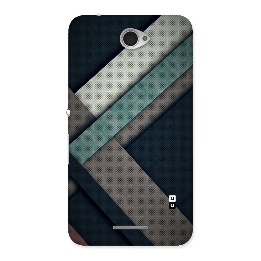 Dark Stripes Back Case for Sony Xperia E4