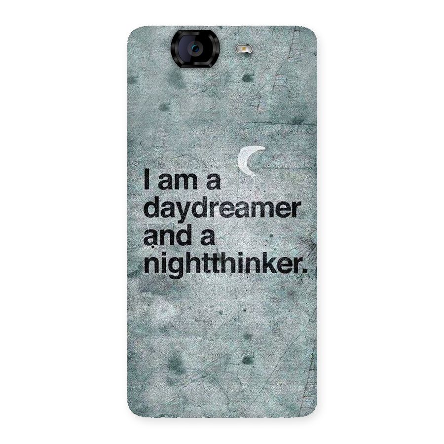 Day Dreamer Night Thinker Back Case for Canvas Knight A350