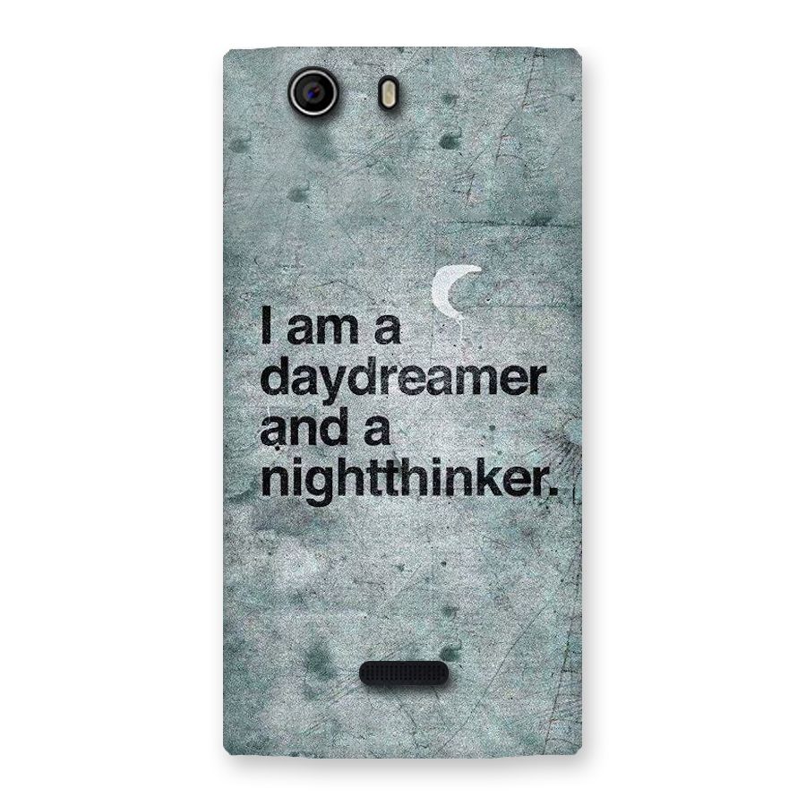 Day Dreamer Night Thinker Back Case for Canvas Nitro 2 E311