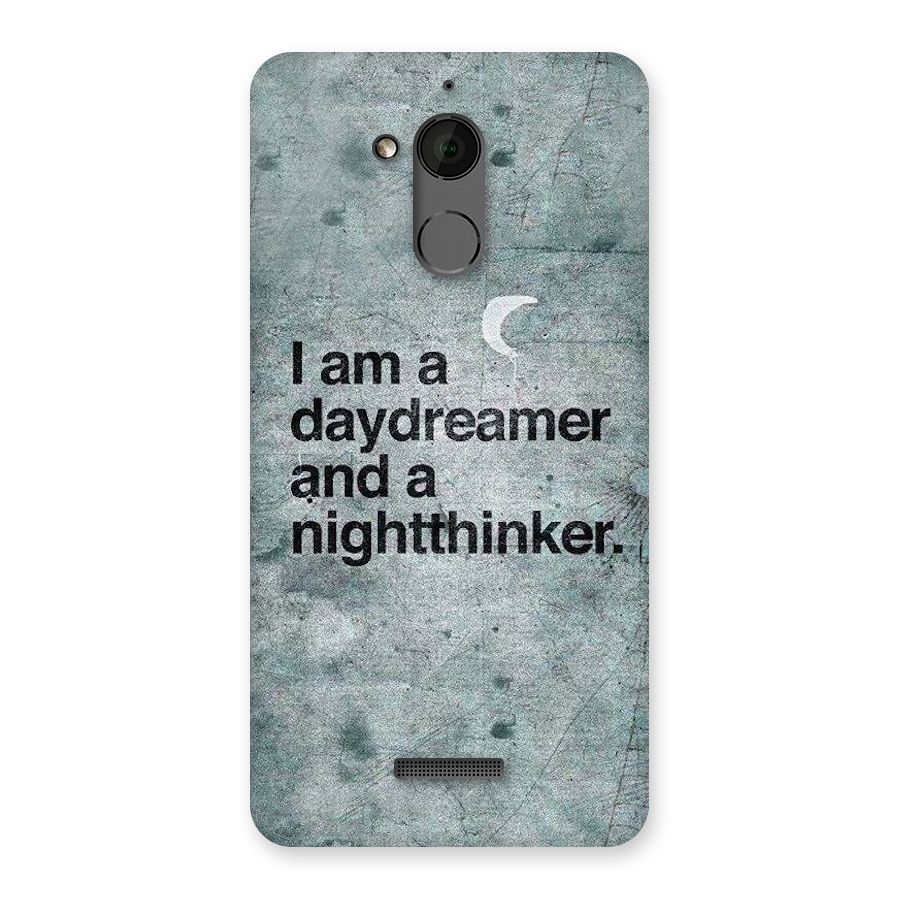 Day Dreamer Night Thinker Back Case for Coolpad Note 5