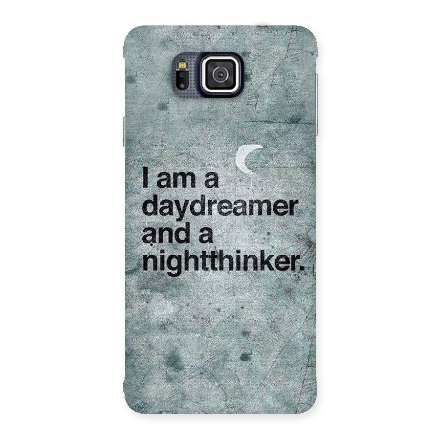 Day Dreamer Night Thinker Back Case for Galaxy Alpha