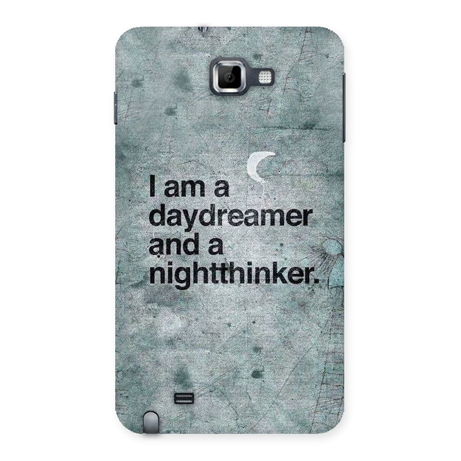 Day Dreamer Night Thinker Back Case for Galaxy Note