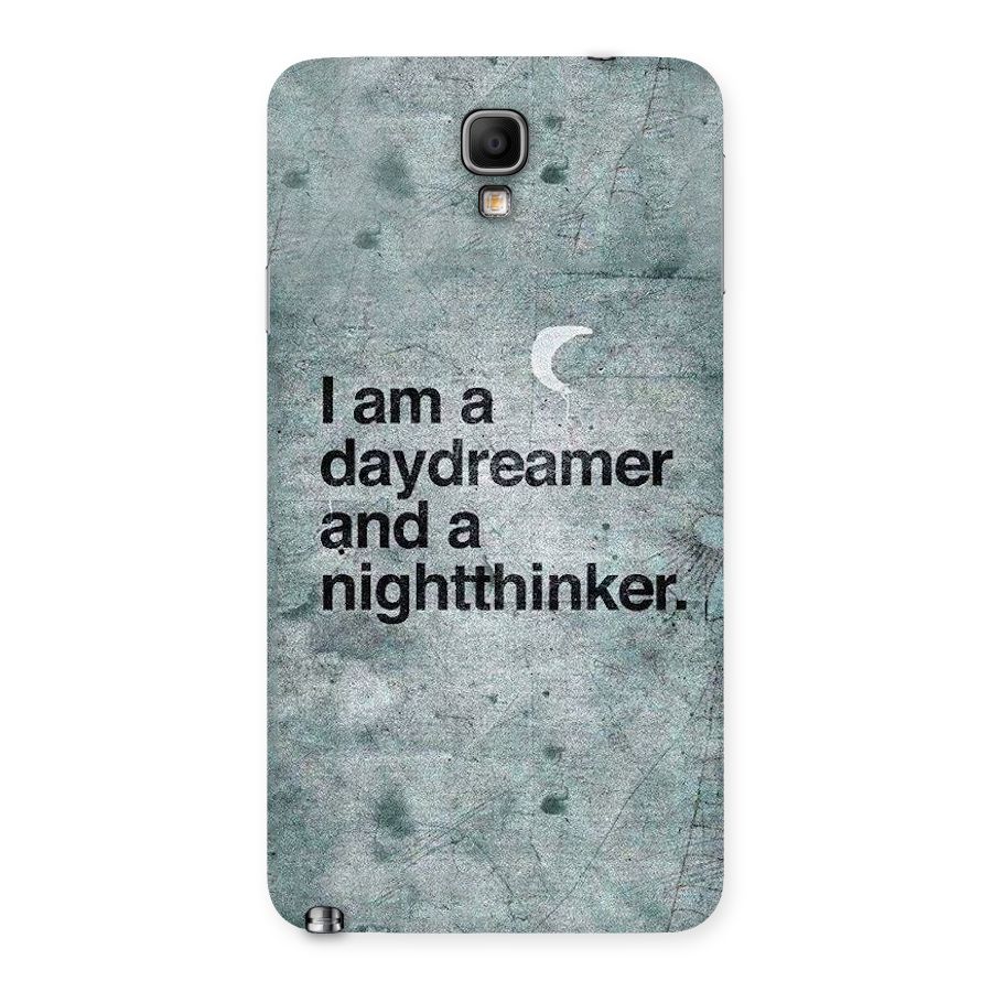 Day Dreamer Night Thinker Back Case for Galaxy Note 3 Neo