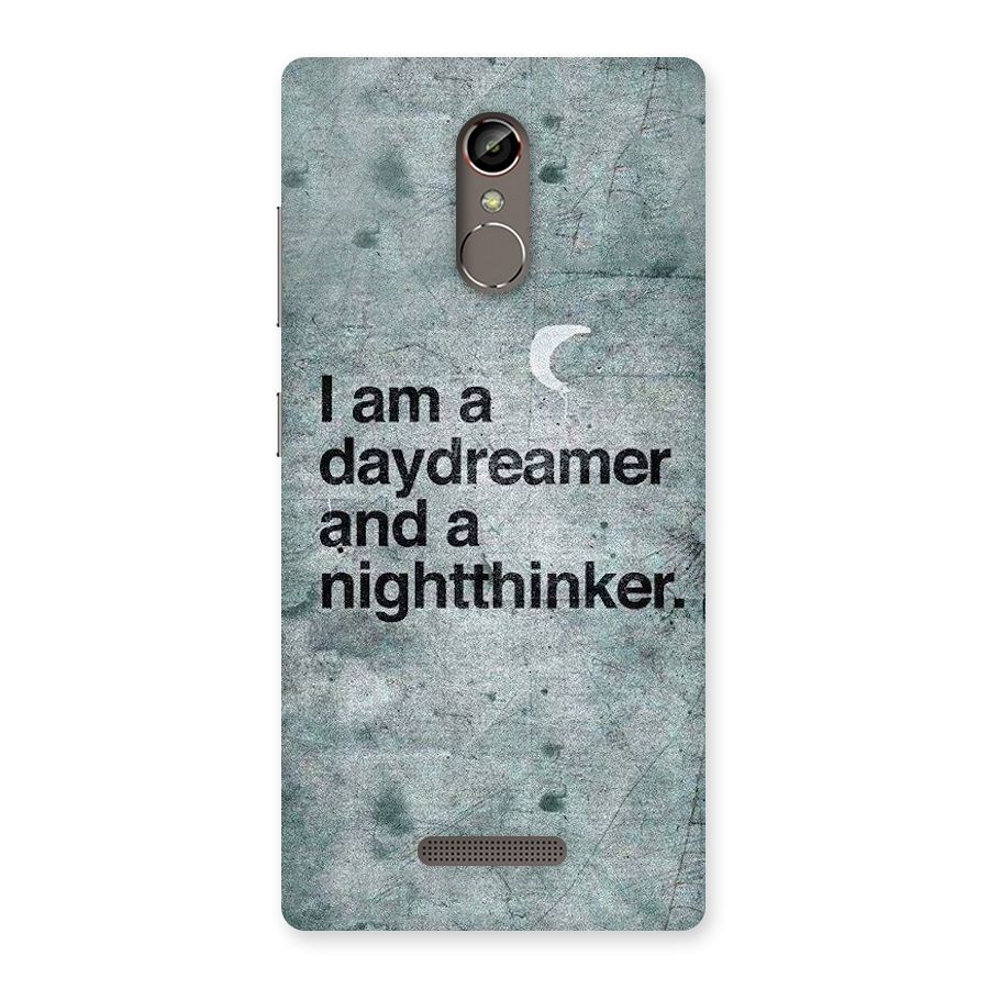 Day Dreamer Night Thinker Back Case for Gionee S6s