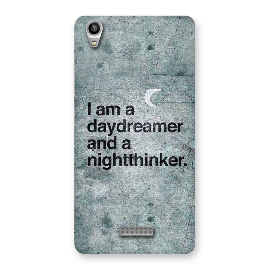 Day Dreamer Night Thinker Back Case for Lava-Pixel-V1