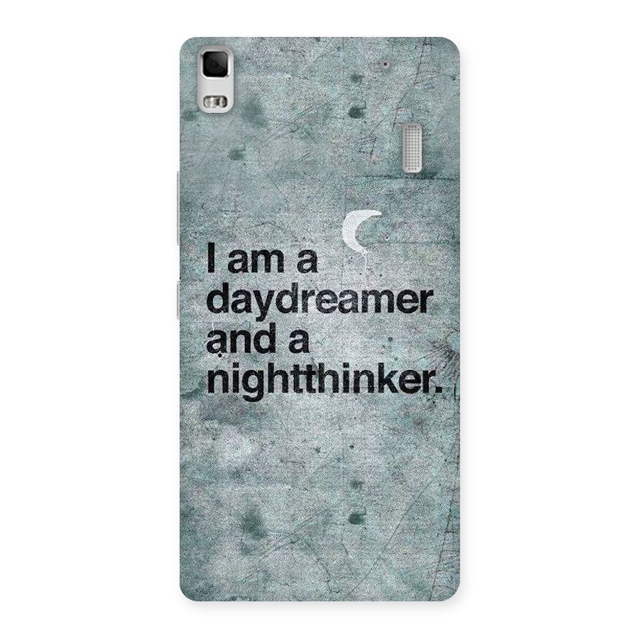 Day Dreamer Night Thinker Back Case for Lenovo A7000
