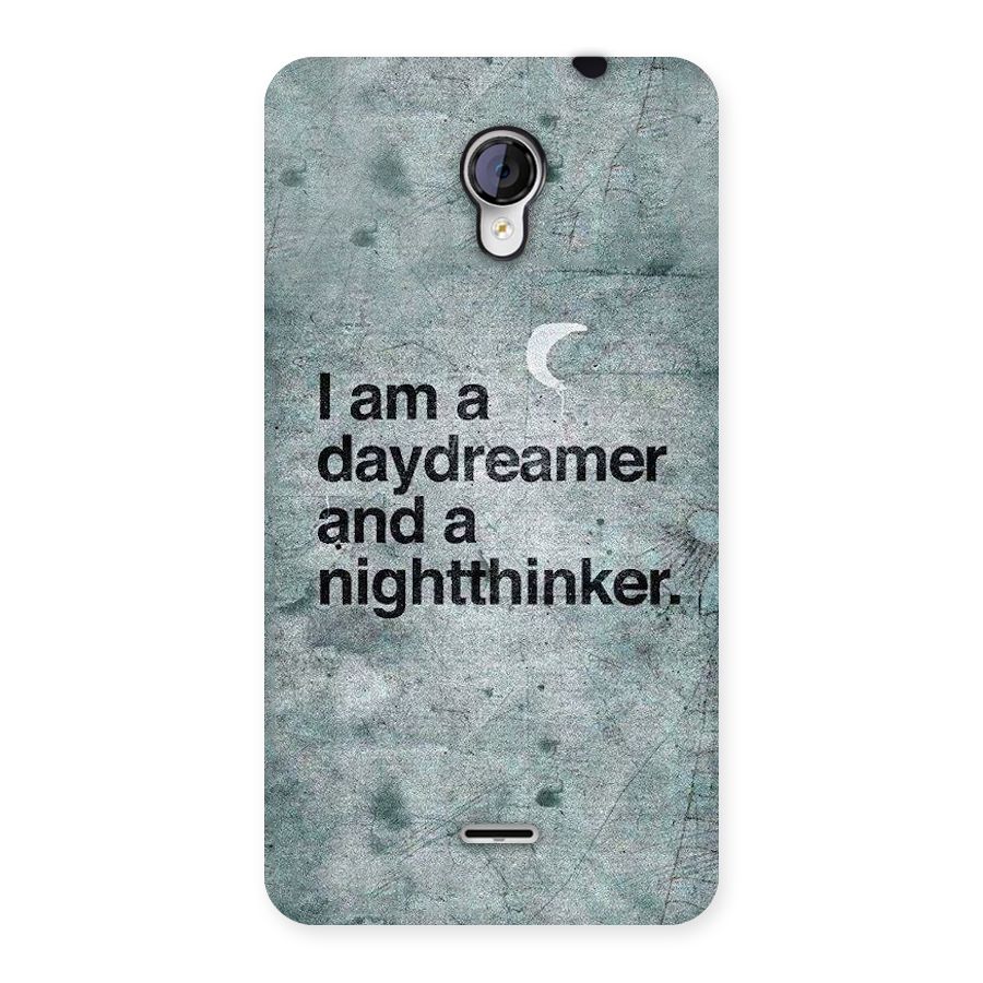 Day Dreamer Night Thinker Back Case for Micromax Unite 2 A106