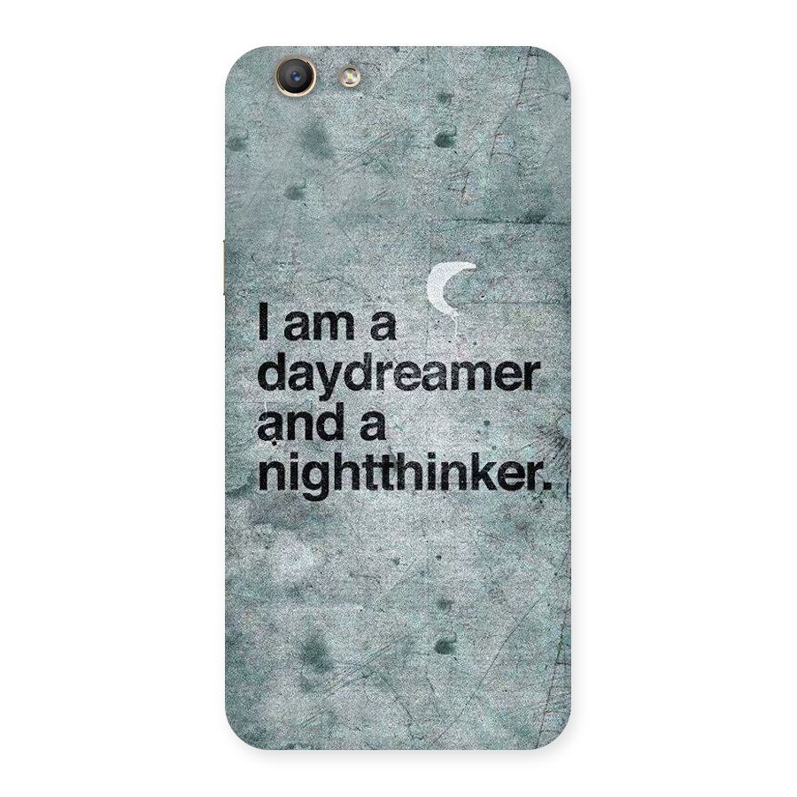 Day Dreamer Night Thinker Back Case for Oppo F1s