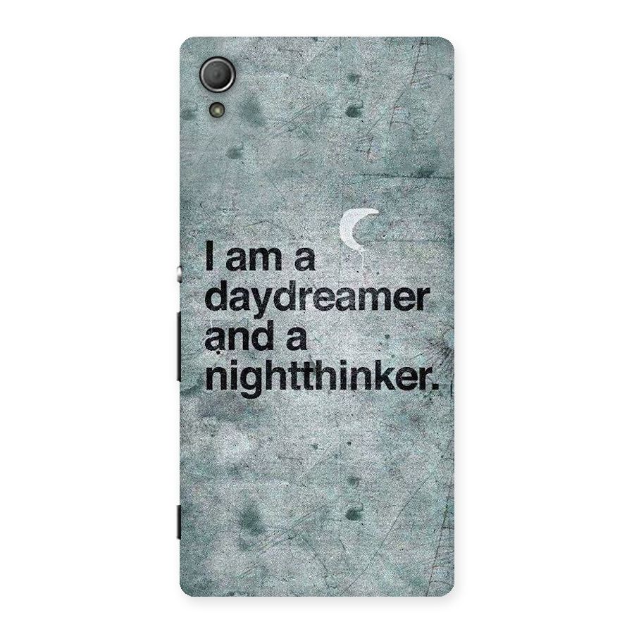 Day Dreamer Night Thinker Back Case for Xperia Z4